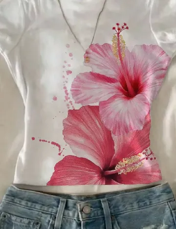 Top SHEIN, alb