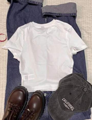 Top SHEIN, alb