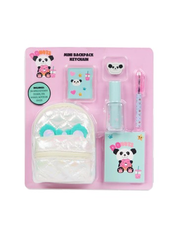 Set mini rucsac cu accesorii Durabo, mix culori