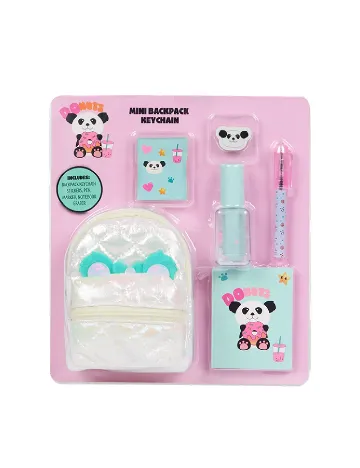 Set mini rucsac cu accesorii Durabo, mix culori