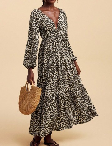 Rochie lunga SHEIN, animal print