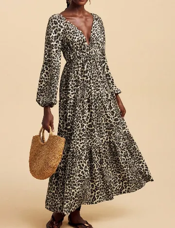 Rochie lunga SHEIN, animal print