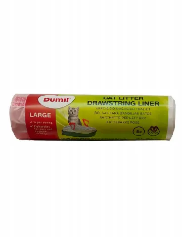 Saci pentru litiera, 87,5 cm x 37,5 cm x 37,5 cm 8 bucati Dumil, alb
