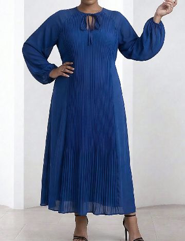 Rochie lunga SHEIN CURVE, albastru