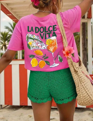 Tricou SHEIN, roz
