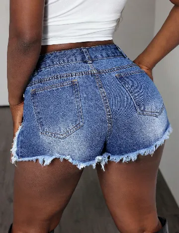 Pantaloni scurti SHEIN, albastru