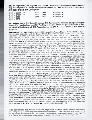 Saci pentru aspirator 5 bucati Variant, alb