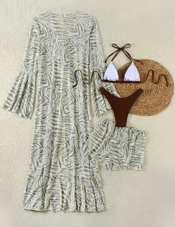 Costum de baie SHEIN, mix culori