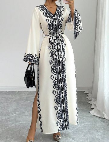 Rochie lunga SHEIN, ecru