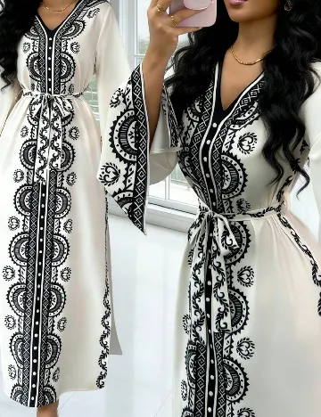 Rochie lunga SHEIN, ecru
