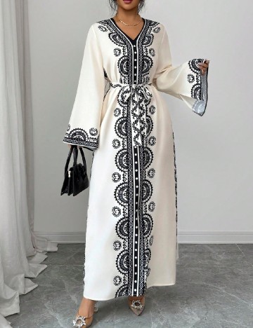 Rochie lunga SHEIN, ecru