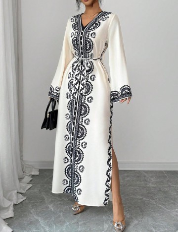 Rochie lunga SHEIN, ecru