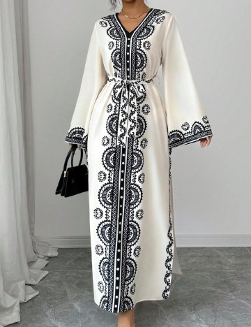 Rochie lunga SHEIN, ecru