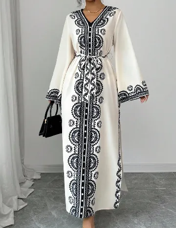 Rochie lunga SHEIN, ecru