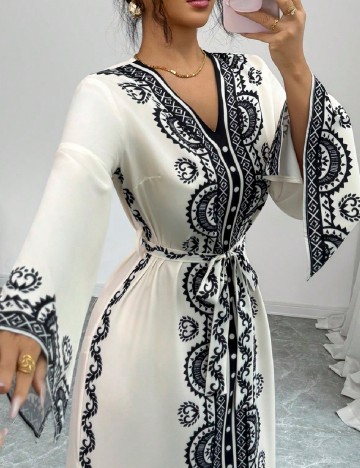 Rochie lunga SHEIN, ecru
