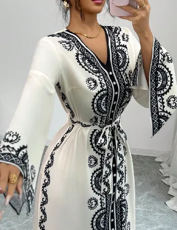 Rochie lunga SHEIN, ecru