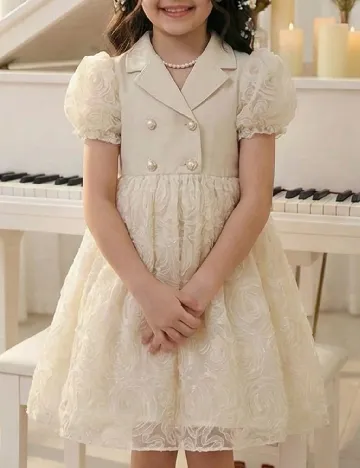 Rochie Shein Kids, crem