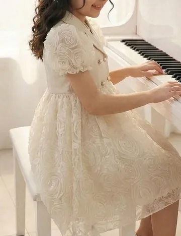 Rochie Shein Kids, crem
