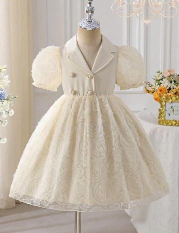 Rochie Shein Kids, crem