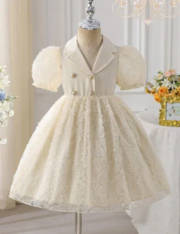 Rochie Shein Kids, crem
