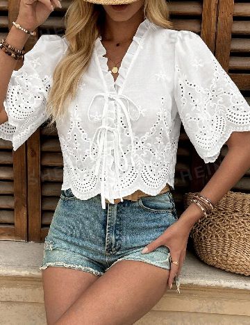 Bluza SHEIN, alb