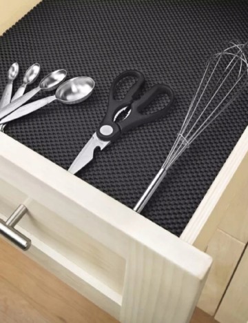 Covoraș antiderapant multifuncțional, 125 x 45 cm Via Chasse, negru