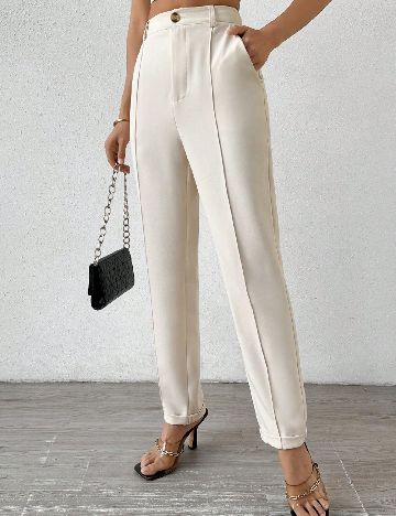Pantaloni SHEIN, crem