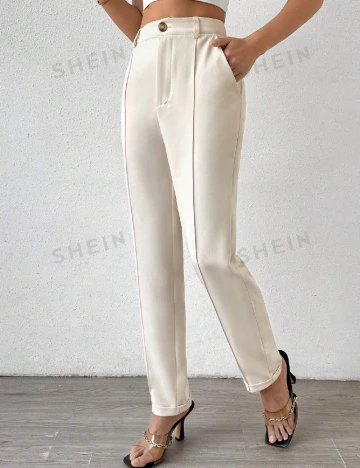 Pantaloni SHEIN, crem