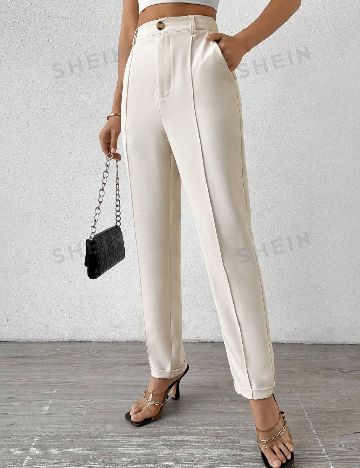 Pantaloni SHEIN, crem