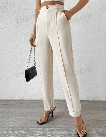 Pantaloni SHEIN, crem