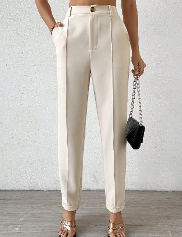 Pantaloni SHEIN, crem