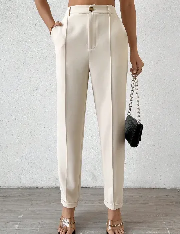 Pantaloni SHEIN, crem