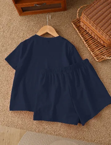 Compleu Shein Kids, bleumarin