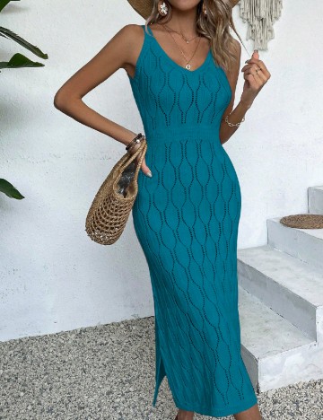 Rochie medie SHEIN, albastru