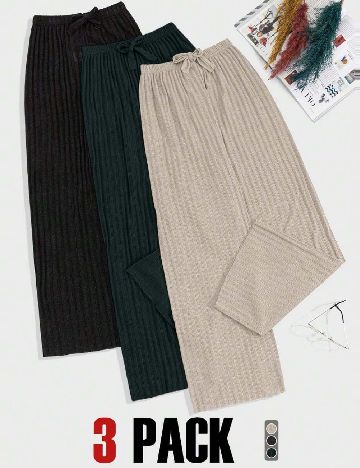 Set pantaloni 3 perechi SHEIN, mix culori