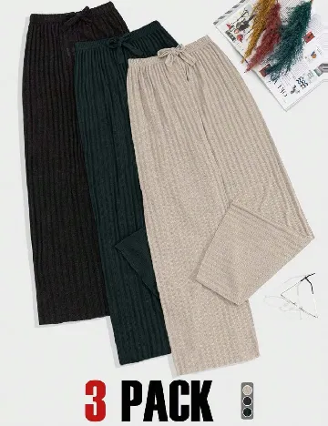Set pantaloni 3 perechi SHEIN, mix culori