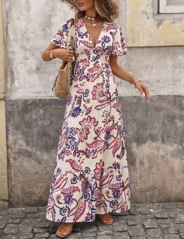 Rochie lunga SHEIN CURVE, mix culori