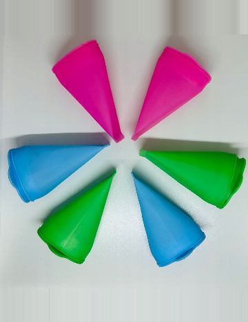 Set forme pentru inghetata 6 bucati, mix culori