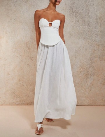 Rochie lunga SHEIN, alb