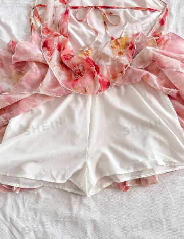 Salopeta SHEIN, mix culori