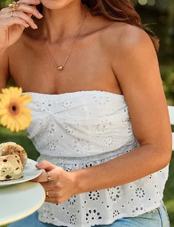 Top SHEIN, alb