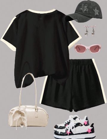 Compleu Shein Kids, negru