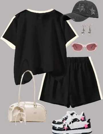 Compleu Shein Kids, negru
