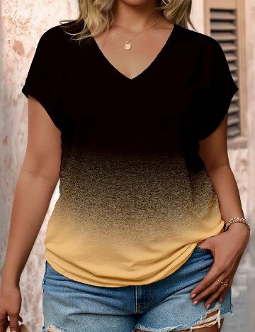 Bluza SHEIN CURVE, negru