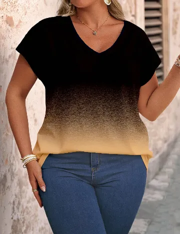 Bluza SHEIN CURVE, negru