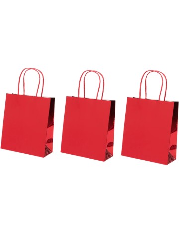 Set pungi de cadou 3 bucati Design Group, rosu