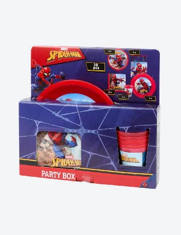 Set servire pentru petrecere Marvel, rosu