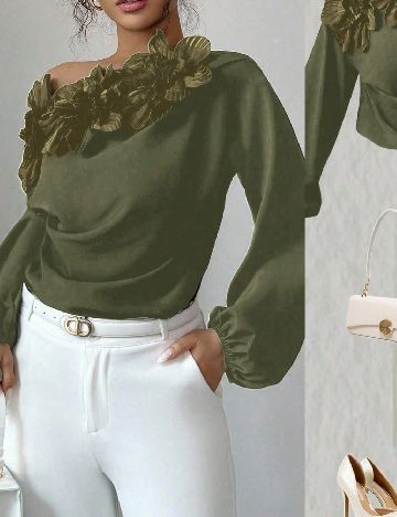 Bluza SHEIN, verde