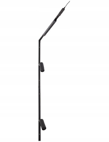 Set de spoturi pe sina 150 cm, 3 x 5 W, cu telecomanda, 300 si 440 lumeni ACTION, negru