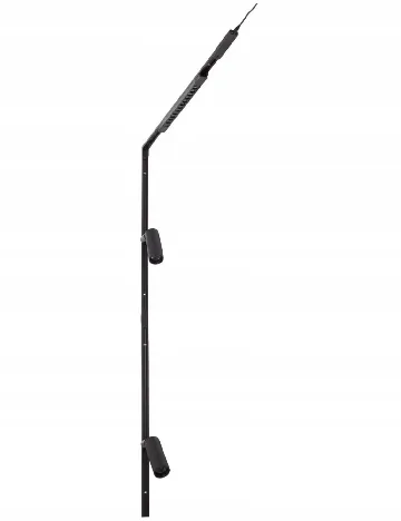 Set de spoturi pe sina 150 cm, 3 x 5 W, cu telecomanda, 300 si 440 lumeni ACTION, negru
